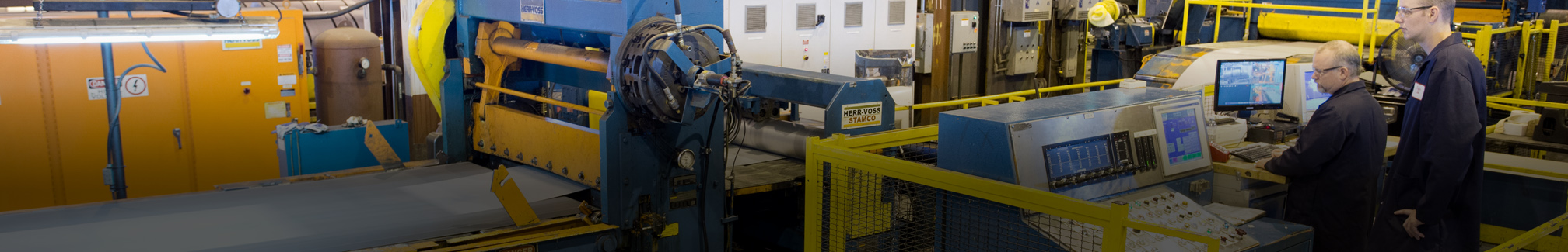 precision leveled sheet line and instrumentation